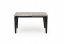 FELIX Dining table (extendable) gray marble / black