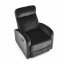 WONDER recliner with rocking function, black