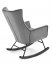 BAZALTO Rocking chair grey