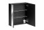 SANTA FE BLACK 84-60-A-2D Mirror Cabinet 