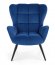 TYRION Armchair dark blue