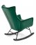 BAZALTO Rocking chair Dark green