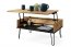 HAIRPIN S-90 Coffee table,Artisan Oak/Black Matt