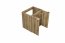 Nova-Oak A 82-50-2D Cabinet Under Washbasin 50 cm 2 Doors