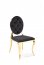 K556 Chair black / gold