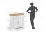 Marone Elite White/tabacco PLMEL40/T Chest of drawers