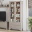 Kleo WIT 2w2s Glass-fronted cabinet