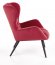 TYRION Armchair dark red