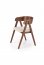 K562 Armchair Walnut / Light Beige