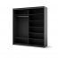 TREND TZ-01 Wardrobe with LED lighting,black