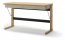 OLLIE OL-06 Desk with two drawers,oiled oak/cashmere