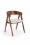 K562 Armchair Walnut / Light Beige