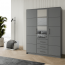 Bali/ D3 Wardrobe with mirror (graphite)