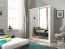 MAJA 2 LUS White 130cm Sliding door wardrobe