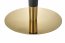 MORATA Round Table White marble/black/gold